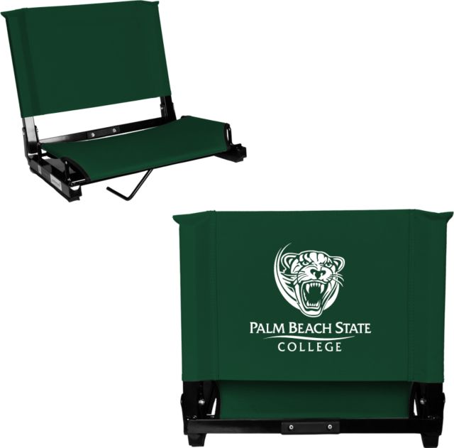 Palm Beach State Stadium Chair Palm Beach State Panther Logo - ONLINE ONLY