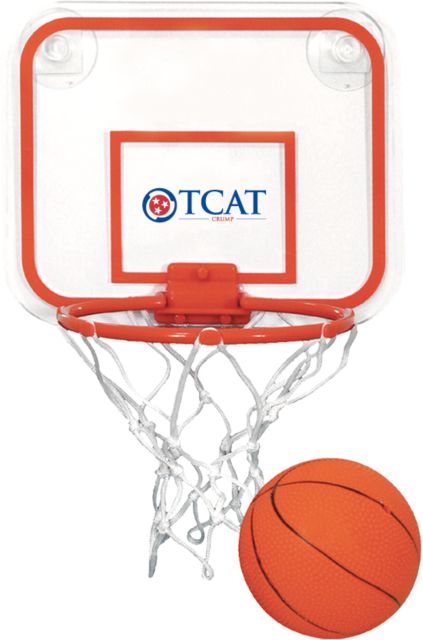 TCAT Crumps Mini Basketball and Hoop Set TCAT Abbreviated - ONLINE ONLY