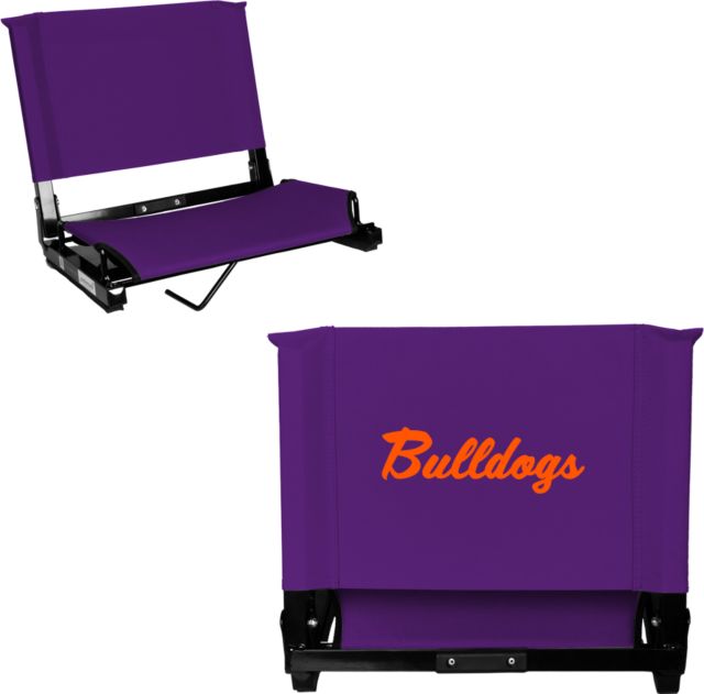 Bergen CC Stadium Chair Script Bulldogs - ONLINE ONLY