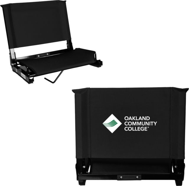 Oakland Comm College Stadium Chair Oakland Horizontal - ONLINE ONLY
