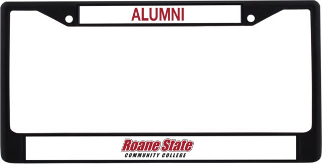 Roane State Alumni Metal License Plate Frame in Roane State CC Primary Mark - ONLINE ONLY