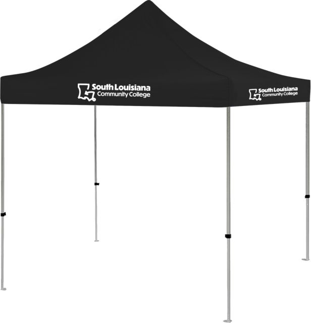 SoLAcc 9 ft x 9 ft Tent South Louisiana Community College Horizontal - ONLINE ONLY