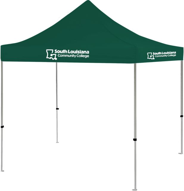 SoLAcc 9 ft x 9 ft Tent South Louisiana Community College Horizontal - ONLINE ONLY