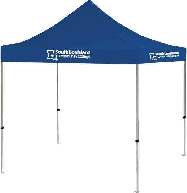 SoLAcc 9 ft x 9 ft Tent South Louisiana Community College Horizontal - ONLINE ONLY