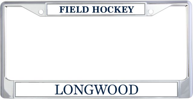 Longwood Metal License Plate Frame in Longwood Wordmark - ONLINE ONLY