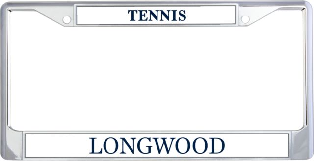 Longwood Metal License Plate Frame in Longwood Wordmark - ONLINE ONLY