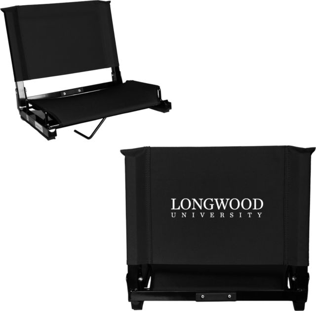 Longwood Stadium Chair Longwood University Wordmark - ONLINE ONLY