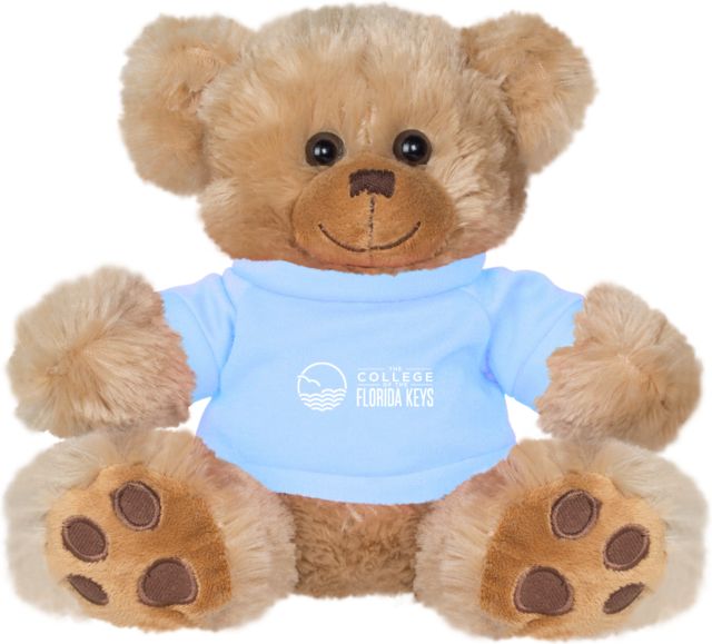 College of the Florida Keys Plush Big Paw 8 1/2 inch Bear w/Shirt The College of the Florida Keys Horizontal - ONLINE ONLY