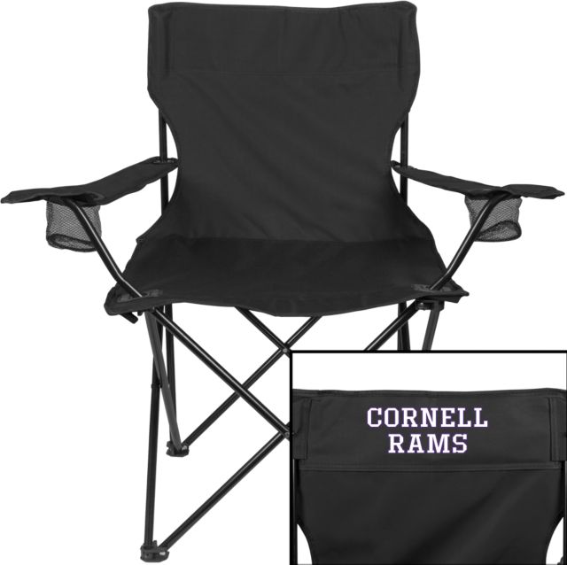 Cornell College Deluxe Captains Chair Cornell Rams Wordmark Stacked - ONLINE ONLY