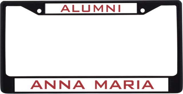 Anna Maria Alumni Metal License Plate Frame in Alumni - ONLINE ONLY