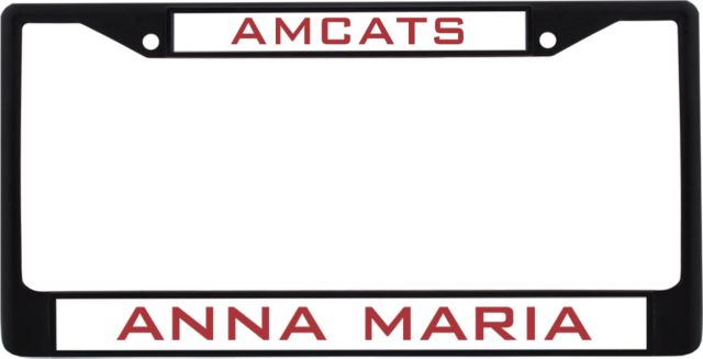 Anna Maria Metal License Plate Frame in Amcats - ONLINE ONLY