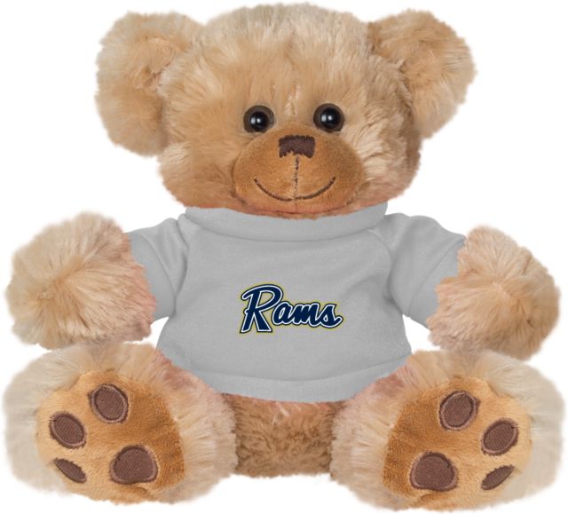 Shepherd Plush Big Paw 8 1/2 inch Bear w/Grey Shirt Rams Logo - ONLINE ONLY