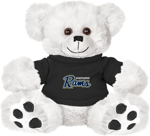 Shepherd Plush Big Paw 8 1/2 inch Bear w/Black Shirt Ram Script - ONLINE ONLY