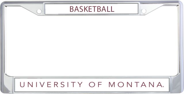Montana Metal License Plate Frame in University Montana Flat - ONLINE ONLY