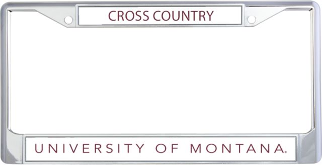 Montana Metal License Plate Frame in University Montana Flat - ONLINE ONLY