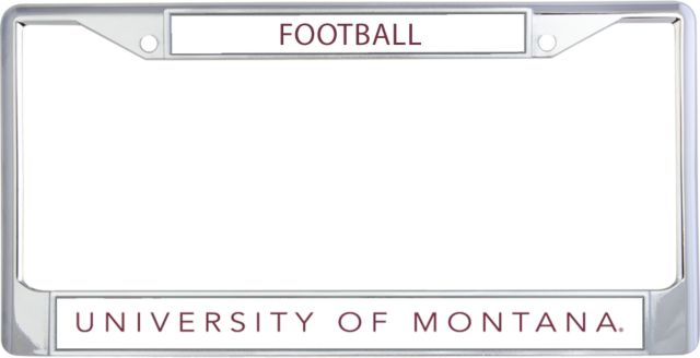Montana Metal License Plate Frame in University Montana Flat - ONLINE ONLY