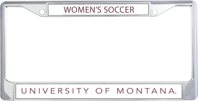 Montana Metal License Plate Frame in University Montana Flat - ONLINE ONLY
