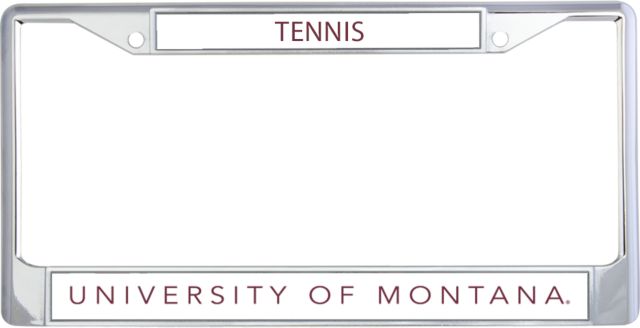 Montana Metal License Plate Frame in University Montana Flat - ONLINE ONLY