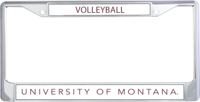 Montana Metal License Plate Frame in University Montana Flat - ONLINE ONLY