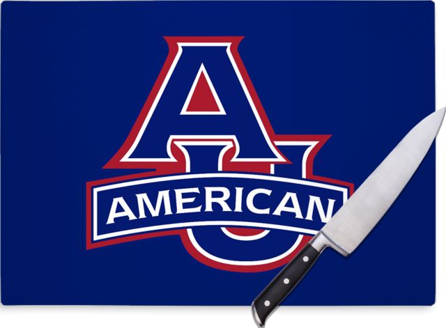 American University Cutting Board  - ONLINE ONLY