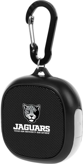 Texas A&M San Antonio Waterproof Speaker w/ Carabiner Texas A&M University San Antonio Jaguars Wordmark - ONLINE ONLY