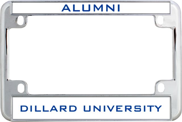 Dillard Metal Motorcycle License Plate Frame in Alumni - ONLINE ONLY