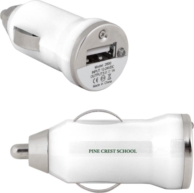 Pine Crest On the Go Car Charger Paw Print - ONLINE ONLY