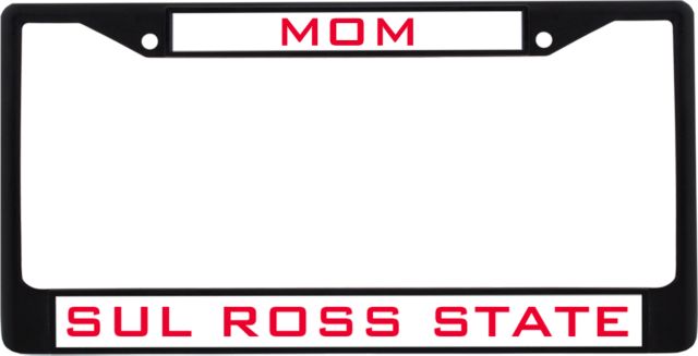 Sul Ross Mom Metal License Plate Frame in Mom - ONLINE ONLY