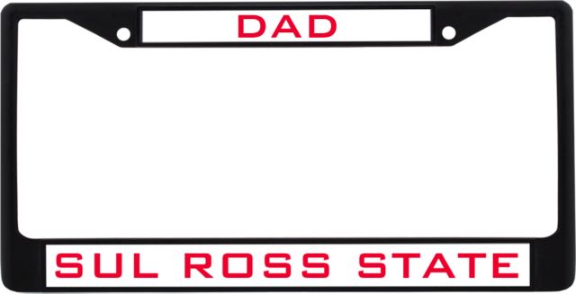Sul Ross Dad Metal License Plate Frame in Dad - ONLINE ONLY