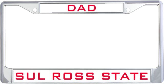 Sul Ross Dad Metal License Plate Frame in Dad - ONLINE ONLY