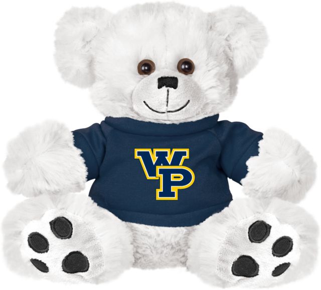 William Penn Plush Big Paw 8 1/2 inch Bear w/Navy Shirt William Penn Athletic Mark - ONLINE ONLY