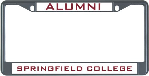 Springfield College Alumni Metal License Plate Frame in Alumni - ONLINE ONLY