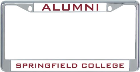 Springfield College Alumni Metal License Plate Frame in Alumni - ONLINE ONLY