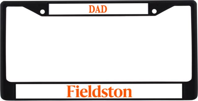 Ethical Culture Dad Metal License Plate Frame in Fieldston Wordmark - ONLINE ONLY