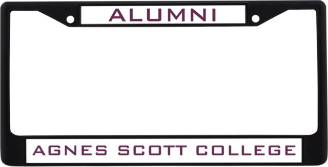Agnes Scott Alumni Metal License Plate Frame in Alumni - ONLINE ONLY