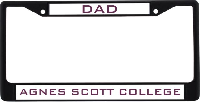 Agnes Scott Mom Metal License Plate Frame in Mom - ONLINE ONLY