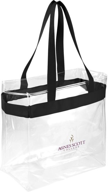 Agnes Scott Game Day Clear Stadium Tote Primary Mark - ONLINE ONLY