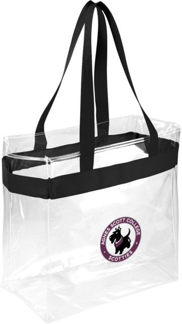 Agnes Scott Game Day Clear Stadium Tote Scotties - ONLINE ONLY