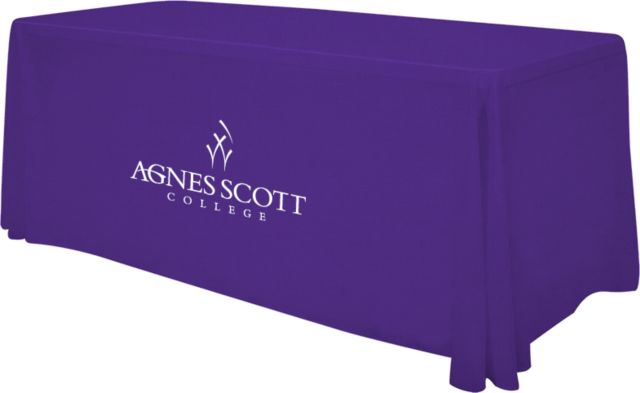 Agnes Scott 6 foot Table Throw Primary Mark - ONLINE ONLY