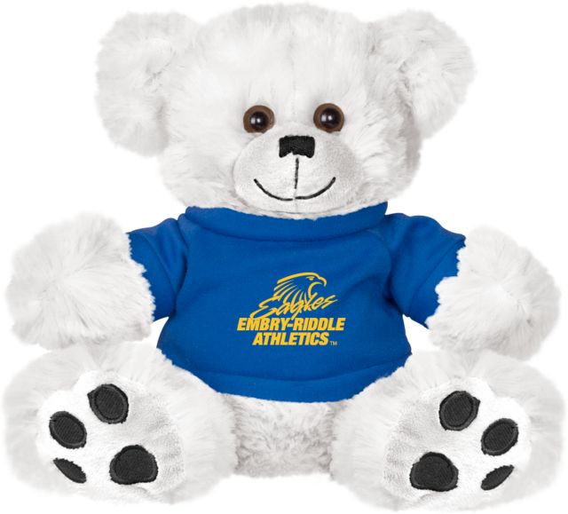 Embry Riddle Plush Big Paw 8 1/2 inch Bear w/ Shirt Embry Riddle Athletics - ONLINE ONLY