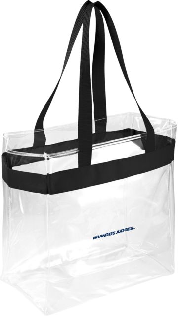 Brandeis Game Day Clear Stadium Tote Brandeis Judges Wordmark - ONLINE ONLY