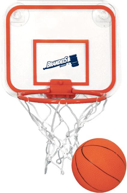 Brandeis Mini Basketball & Hoop Set Primary Mark - ONLINE ONLY