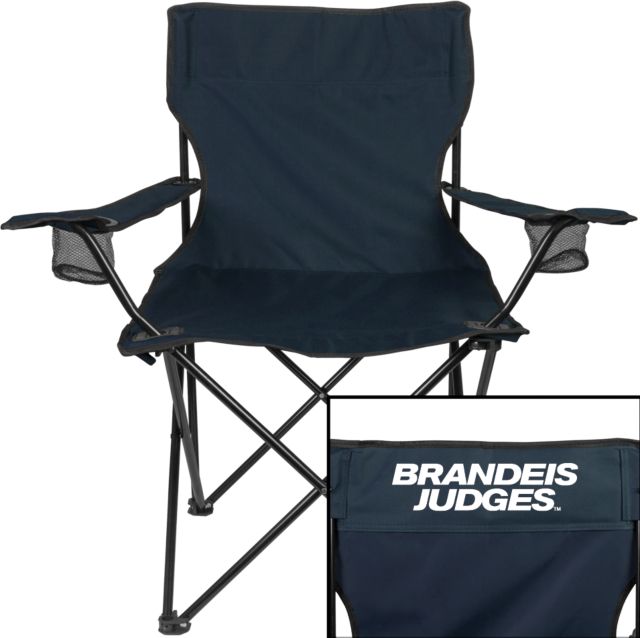 Brandeis Deluxe Captains Chair  Brandeis Judges Wordmark - ONLINE ONLY