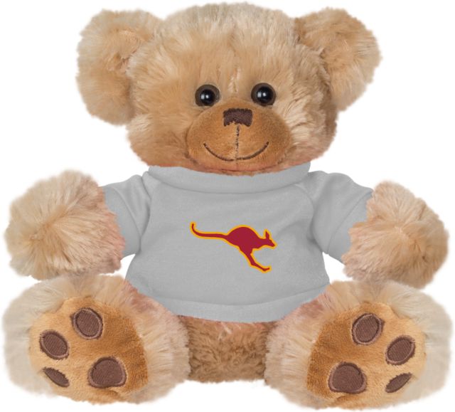 Austin College Plush Big Paw 8 1/2 inch Bear w/ Shirt Roo Mascot - ONLINE ONLY