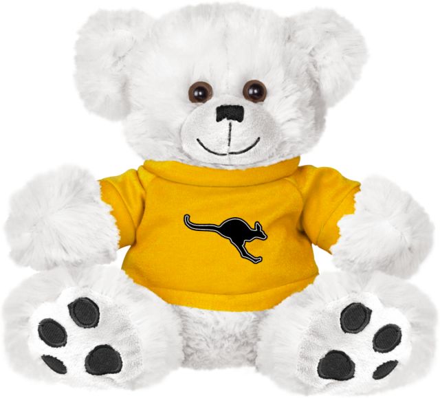 Austin College Plush Big Paw 8 1/2 inch Bear w/ Shirt Roo Mascot - ONLINE ONLY