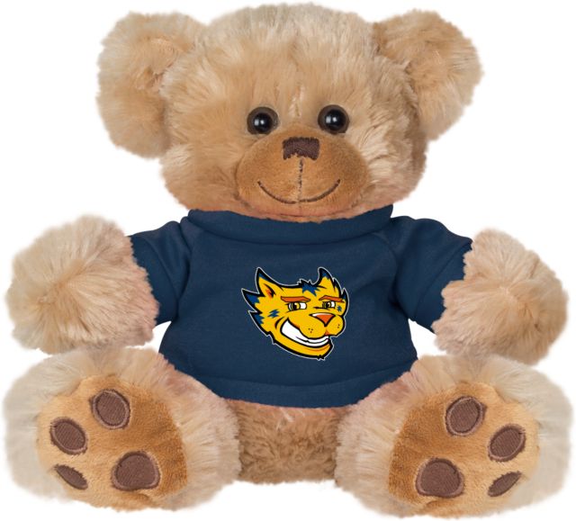 Central New Mexico Plush Big Paw 8 1/2 inch Bear w/Navy Shirt Suncat Head - ONLINE ONLY