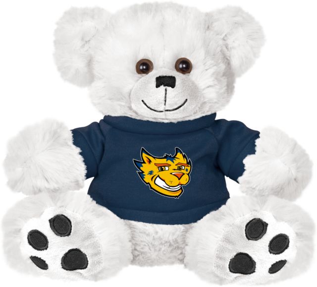 Central New Mexico Plush Big Paw 8 1/2 inch Bear w/Navy Shirt Suncat Head - ONLINE ONLY