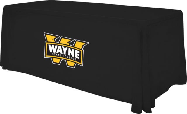 Wayne State 6 foot Table Throw Primary Mark - ONLINE ONLY