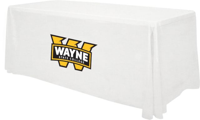 Wayne State 6 foot Table Throw Primary Mark - ONLINE ONLY