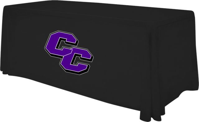 Curry College 6 foot Table Throw Curry College Primary Athletic Mark - ONLINE ONLY